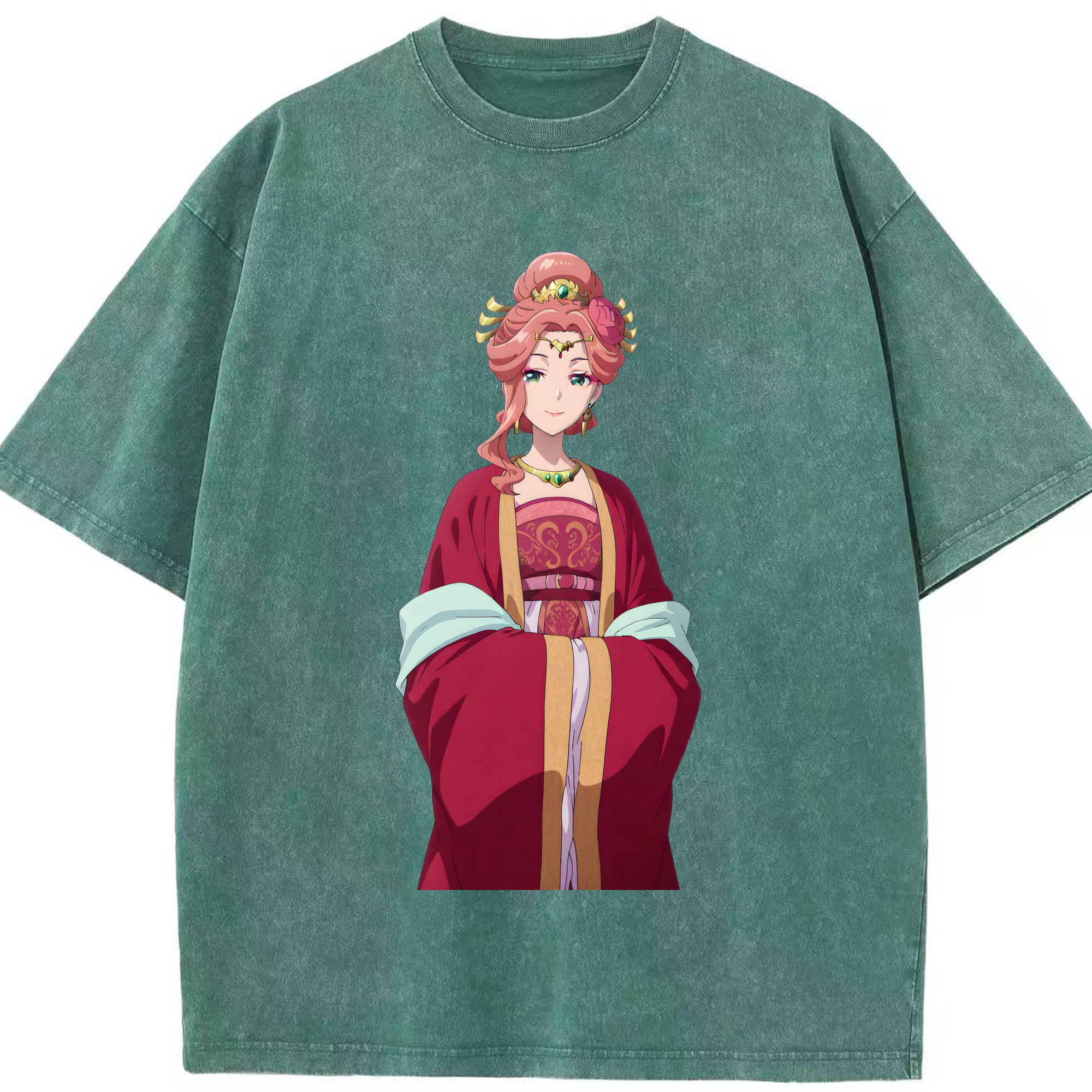 （画像用） 薬屋のひとりごと The Apothecary Diaries 綿100% ヴィンテージ風 半袖Tシャツ（フロントプリント）